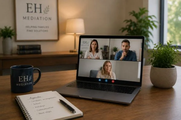 child access mediation Eccles online meeting.